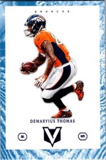 2017 Panini Vertex Blue /99 #12 Demaryius Thomas Denver Broncos