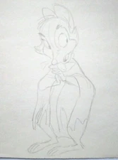 1982 SECRET OF NIMH MRS BRISBY DON BLUTH ORIGINAL PRODUCTION cel DRAWING mouse