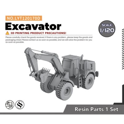 Yao's Studio LYT120170D 1/120 Scene Model Excavator