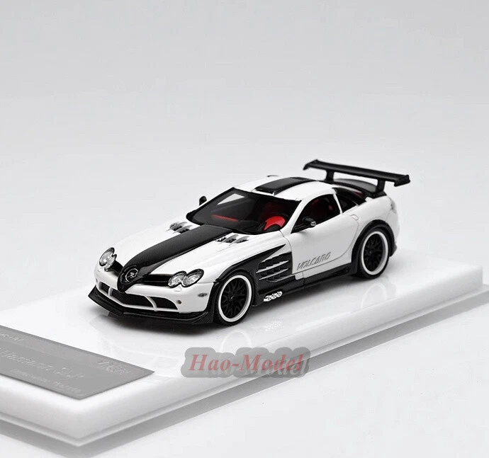 VMB 1/64 hamann slr Limited Resin Car Model Simulation Diecast Gifts Black white - Imagem 2 de 4