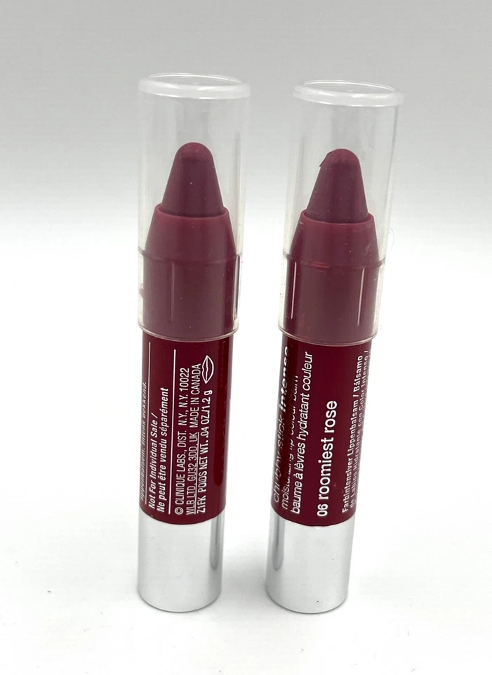 2 piezas: bálsamo labial hidratante intenso CLINIQUE Chubby Stick ~ 06 rosa más espaciosa Foto 2 de 4