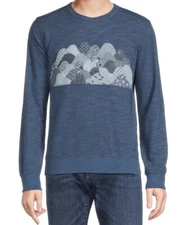 DANIEL CREMIEUX KYOTO COLLECTION MENS SWEATSHIRT BLUE HEATHER SIZE L & XL