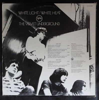 VELVET UNDERGROUND, White Light/White Heat skull/stereo 2nd press