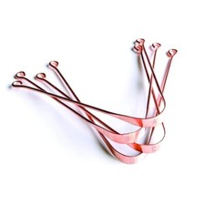 Pure Copper Tongue Scraper Cleaner, Ayurvedic Dental Hygiene Oral Care - 12 pcs,