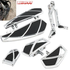 Floorboards Shifter Levers Foot Pegs Brake Pedal Kit For Harley Touring Softail 