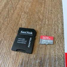 NEW SanDisk Ultra PLUS microSDXC card - UHS-I - 128GB