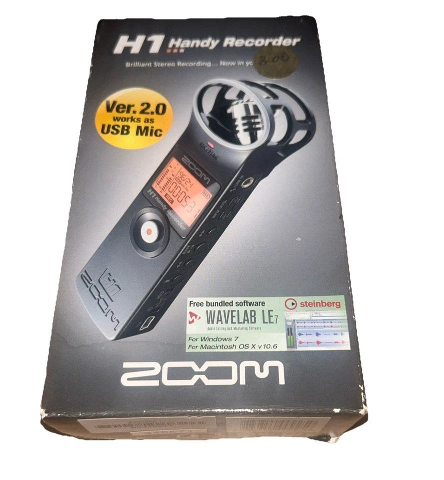 Zoom H1 handlicher tragbarer digitaler Recorder