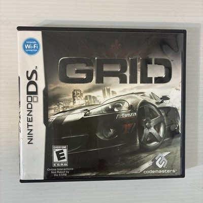 Grid Nintendo DS Game Case Codemasters NDS Race Driving Tested