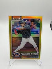 2026 Topps Series 1 FRANCISCO ALVAREZ Yellow Rainbow /399 New York Mets #337
