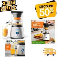 Quiet Operation Citrus Juicer - One-Touch, Easy Clean, Stylish Kitchen Appliance