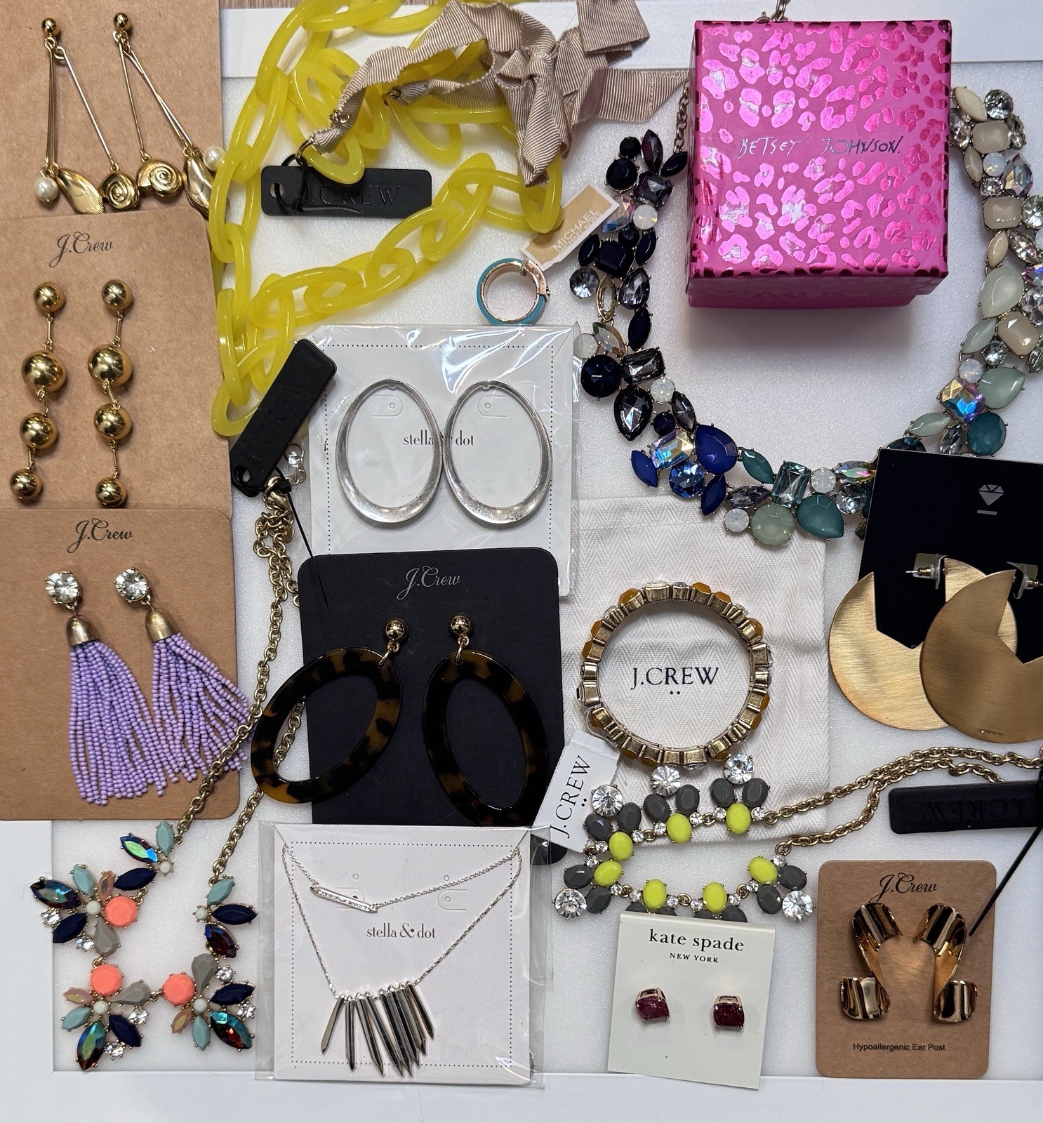 Designer Brands Jewelry Lot! 10 NWT Pieces J.Crew, Kate Spade, BaubleBar