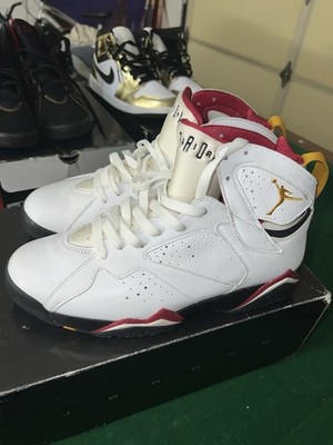 Jordan 7 Cardinal 2005 Size 8.5 Og Box White Red Black
