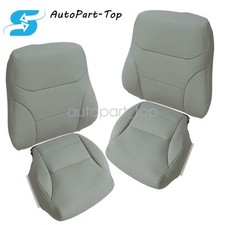 For 2012-2015 Honda Civic Sedan Driver Passenger Bottom Top Seat Cover Gray