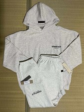 NEW Fear of God Essentials Set Hoodie Sweatpants Light Oatmeal Set Size XS