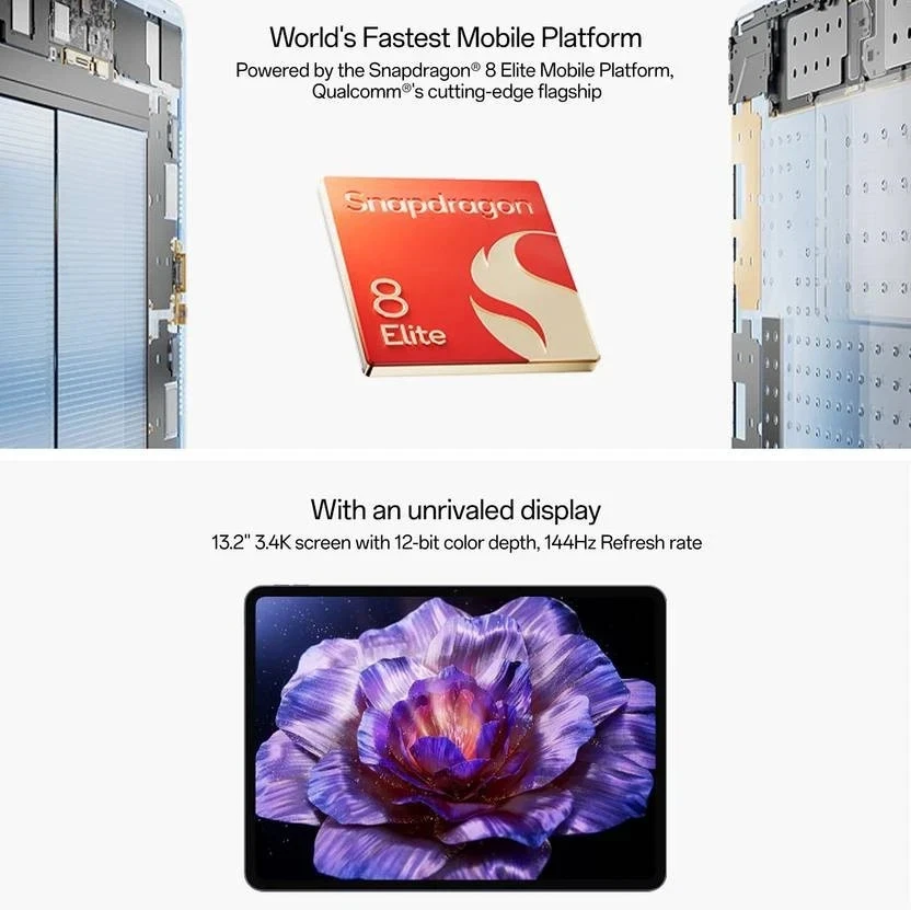 OnePlus Pad 3 (16 GB RAM 512 GB) 13.2" with Wi-Fi Only Tablet (Frosted Silver) - Image 4 of 4