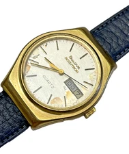 Vintage 1977 Bulova ACCUTRON dual-day quartz watch