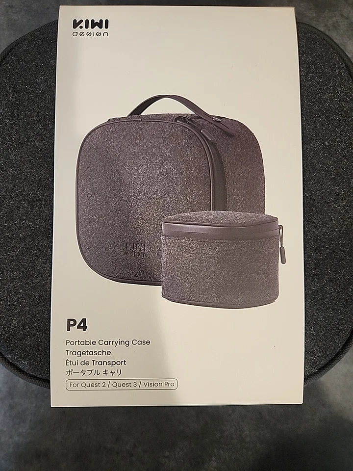 Estuche de Transporte Kiwi Design P4 Compatible con Meta Quest 3s/3/2/vision Pro Foto 2 de 4