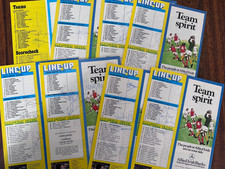 Leeds United signed programmes 1978 & 1979 job lot inc Manchester City West Bro