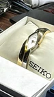 Vintage Ladies 2TONED 90's Seiko Rivoli asymmetrical 2E20-753A Quartz Watch A20