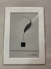Matted 4x6 E.M. Forster Quote