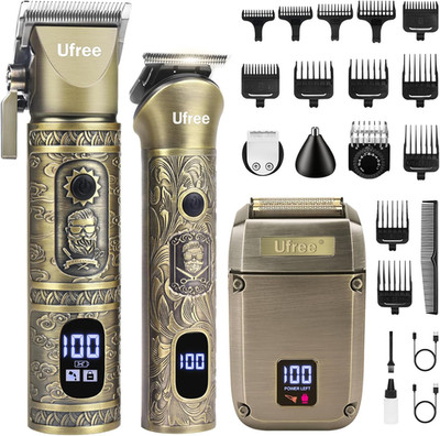 Beard Trimmer Hair Clippers Electric Razor Grooming Kit for Men
