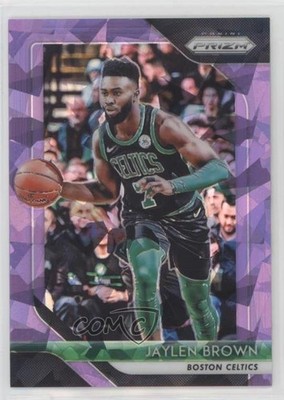 2018-19 Panini Prizm Purple Ice Prizm 134/149 Jaylen Brown #108 uk2