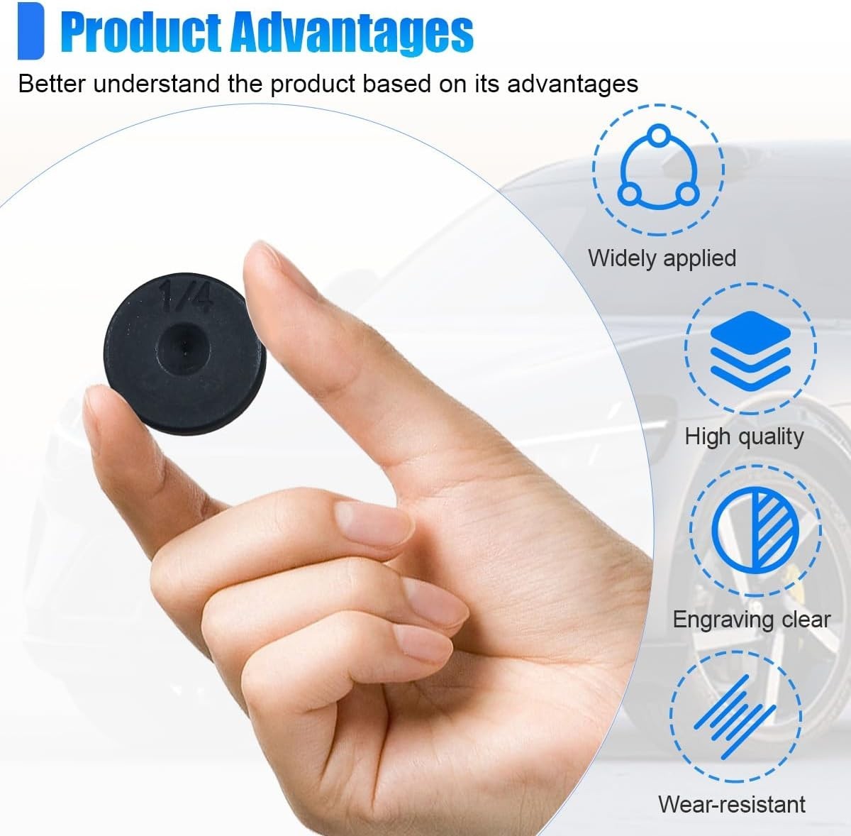 Brake Line Flaring Tool Kit, 6PCS, 3/16" & 1/4" Double Flare Tool for Brake Line