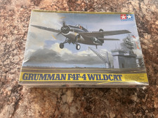 Tamiya WWII Grumman F4F-4 Wildcat Model Kit - Sealed - NIB