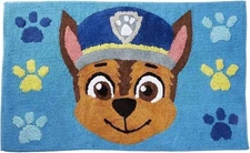 PAW Patrol Chase Kids Accent Rug, 48" x 30", Tufted Cotton