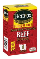 Herb-Ox Bouillon Packets Beef Instant Broth & Seasoning 1.1 ounce (Pack of 1) 