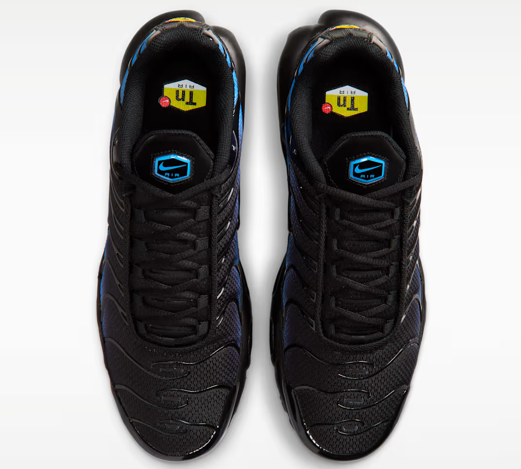 NIKE AIRMAX PLUS ブラック ブルー Nike Air Max Plus Shoes Black Blue Crystal Black Men's | Size 8