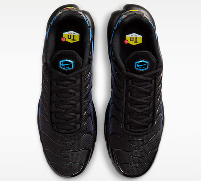 Nike Air Max Plus Shoes Black Blue Crystal Black Men's | Size 8