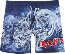 Iron Maiden Eddie Swim Shorts Board Surf Shorts Swim Trunks Heavy Metal Band New