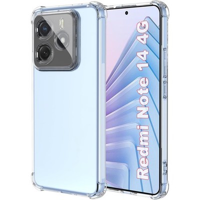 USTIYA Case for Xiaomi Redmi Note 14 4G Clear TPU Four Corners