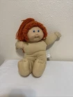 Cabbage Patch Kids 1985 16 Inch Doll Plush Orange Yarn Hair Blue Eyes Clean