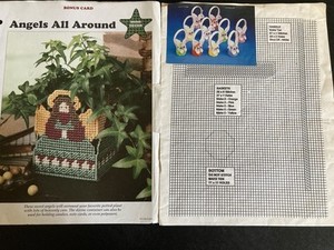 2 Plastic Canvas Patterns-Christmas & Easter