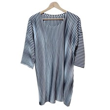 Auth PLEATS PLEASE - Navy White Women's Dress