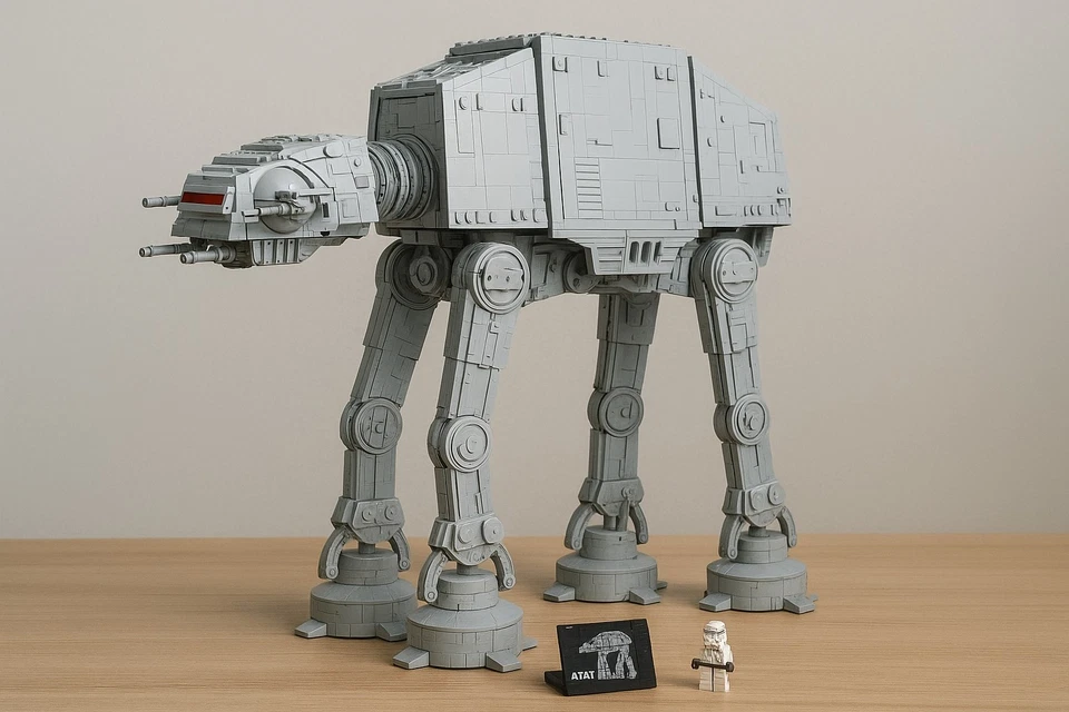 Star Wars AT-AT Walker .With 6785 Pcs. Generic Bricks. No Box - Image 2 of 3