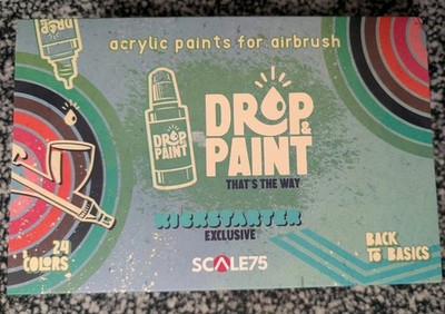 Scale75 Drop & Paint Kickstarter Exclusive 24 Color Set Brand New