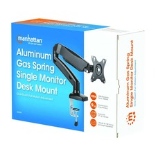 Manhattan monitor arm Monitor desk mount 17"-32" Black Adjustable rotating mount