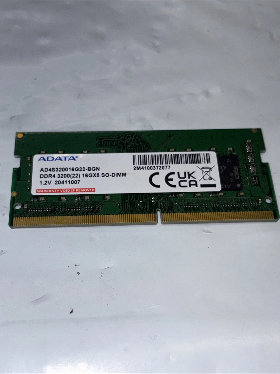 ADATA DDR4 SDRAM 16 GB Capacity per Module Memory (RAM) for sale