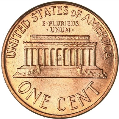 1960 D Lincoln Memorial Penny Small Date Brilliant Uncirculated