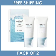 SKIN1004 Madagascar Centella Sun Serum SPF50+ PA++++ [ US Seller - Pack of 2 ]