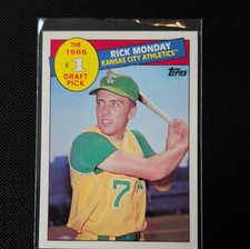 Topps 2016 Archives Rick Monday #85DP-RM Kansas City Athletics Baseball Card
