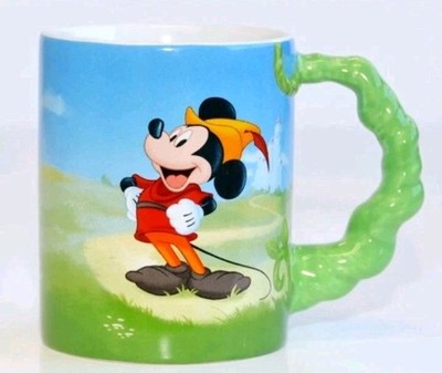 Disney Disneyland Paris MUG Coffee Pott cupMickey Mouse Bohnenranke Kaffeetasse