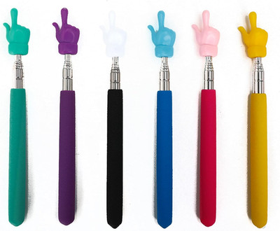 6 Pcs Telescopic Teachers Pointer Finger Pointer Stick Classroom and Demonstr...