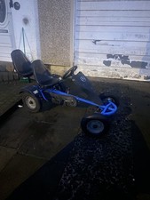 XL blue Go Kart With Passenger Seat