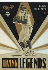2021 Panini Prestige Daunte Culpepper Living Legends #LL-19 Minnesota Vikings