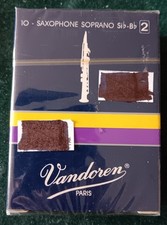 Vandoren Soprano Saxophone Reeds Strength 2 Box of 10