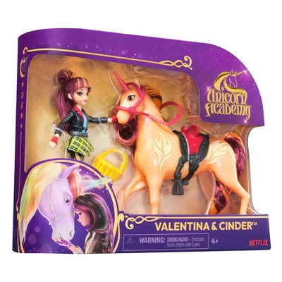 SPIN MASTER INTERNATIONAL B.V. Unicorn Academy Small Doll & Unicorn Valentina & Cin